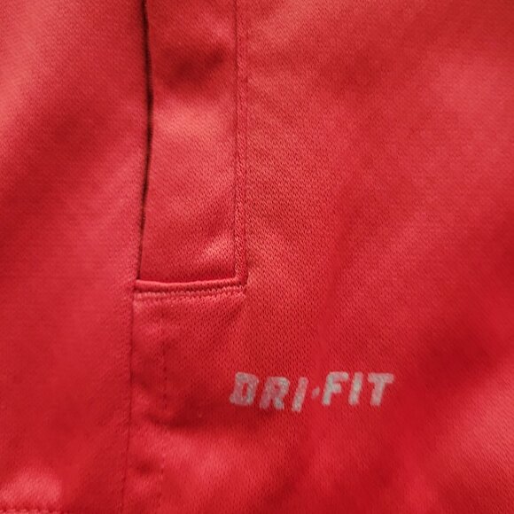 Nike Red Full Zip Dri-FIt Jacket Size Small - Retro Classic Look Unisex - Picture 8 of 13